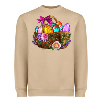 Mushroom Easter Eggs Hamper Heavyweight Sweatshirt - BundleAndBundleShop