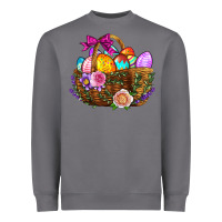 Storm Easter Eggs Hamper Heavyweight Sweatshirt - BundleAndBundleShop