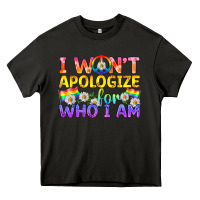 Asphalt LGBTQ I Won't Apologize For Who I Am Heavy Core Tee - BundleAndBundleShop