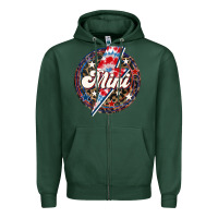 Sports Green Western Mini  4th of July Zipper Hoodie - LillyAllenDesigns