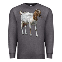 Charcoal Heather Boer Goat Premium Sweatshirt - LillyAllenDesigns