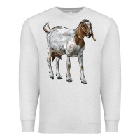 Oatmeal Heather Boer Goat Premium Sweatshirt - LillyAllenDesigns