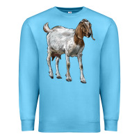 Ocean Blue Boer Goat Premium Sweatshirt - LillyAllenDesigns