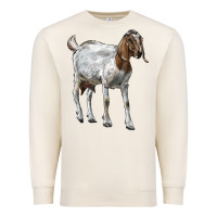Sandshell Boer Goat Premium Sweatshirt - LillyAllenDesigns