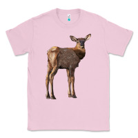 Bubblegum Pink elk fawn deer Classic Tee - LillyAllenDesigns