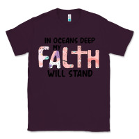 Plum Oceans Deep My Faith Will Stand Classic Tee - Bettercallsaul