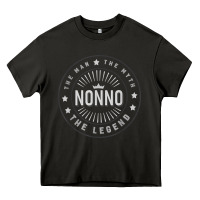 Asphalt Graphic 365 Nonno The Legend Grandpa Men Funny Gift Heavy Core Tee - lanVoArt