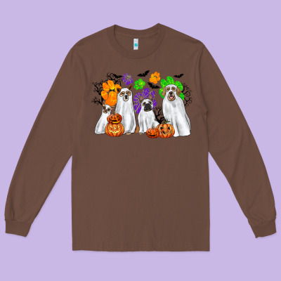 Ghost Dogs Long Sleeve Tee Designed By Cowgirlartshop
