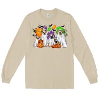 Mushroom ghost dogs Long Sleeve Tee - CowGirlArtShop