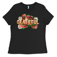 Black Grateful Religious Ladies Tee - LillyAllenDesigns