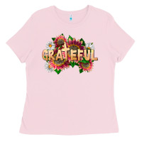 Bubblegum Pink Grateful Religious Ladies Tee - LillyAllenDesigns