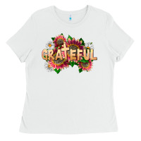 White Grateful Religious Ladies Tee - LillyAllenDesigns