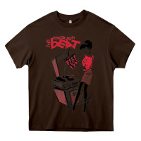Chocolate Brown the english beat Heavy Core Tee - lanVoArt