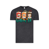 Vintage Black Candles with Fall Getting Lit Vintage Tee - texasbilliewilder