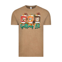 Vintage Coffee Candles with Fall Getting Lit Vintage Tee - texasbilliewilder