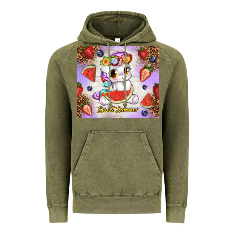 Sweet Summer Cute Unicorn Vintage Hoodie by TumblerDesignByShophia | Teevron