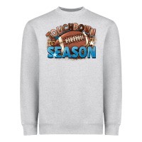 Heather Grey touchdown season Heavyweight Sweatshirt - FaDigitalArtStudio