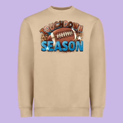 Touchdown Season Heavyweight Sweatshirt Designed By Fadigitalartstudio