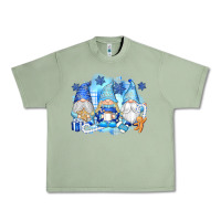 Oil Green snowman gnome Urban Heavy Tee - texasbilliewilder