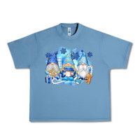 Pebble Blue snowman gnome Urban Heavy Tee - texasbilliewilder