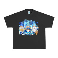 Pigment Black snowman gnome Urban Heavy Tee - texasbilliewilder