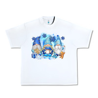 White snowman gnome Urban Heavy Tee - texasbilliewilder