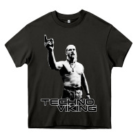 Asphalt techno viking Heavy Core Tee - lanVoArt