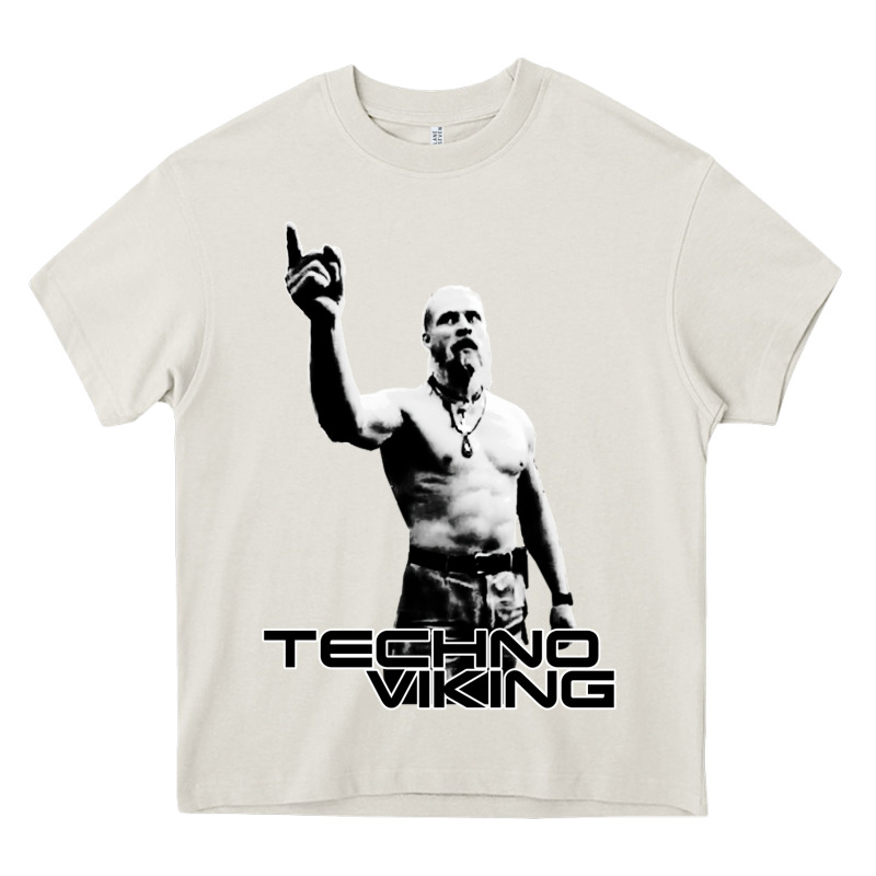 Techno Viking Heavy Core Tee by lanVoArt | Teevron