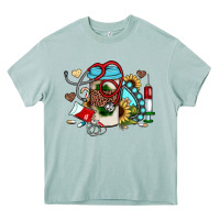 Arona Christmas sunflower gemstone nurse Heavy Core Tee - JahusDesignShop
