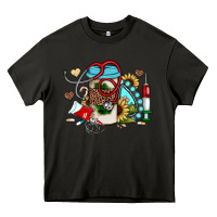 Asphalt Christmas sunflower gemstone nurse Heavy Core Tee - JahusDesignShop