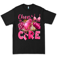 Black cheer for the cure breast cancer Premium Tee - LillyAllenDesigns