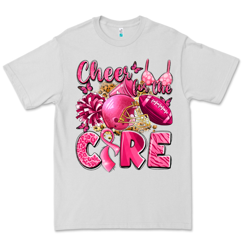 Cheer For The Cure Breast Cancer Premium Tee by LillyAllenDesigns | Teevron