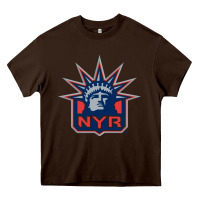 Chocolate Brown ranger ny Heavy Core Tee - lanVoArt