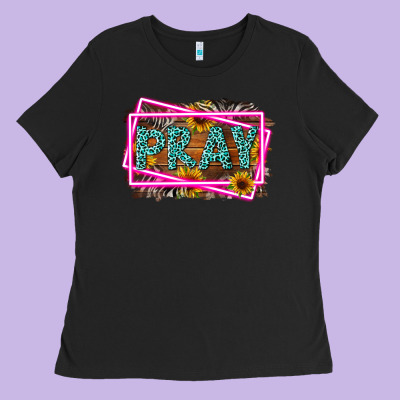 Western Pray Religious Ladies Tee Designed By Lillyallendesigns