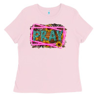 Bubblegum Pink Western Pray Religious Ladies Tee - LillyAllenDesigns