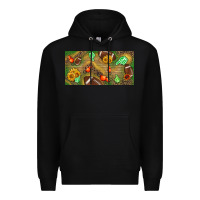 Black western sunflower and american football license  plate Premium Hoodie - BundleAndBundleShop