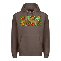 Coffee western sunflower and american football license  plate Premium Hoodie - BundleAndBundleShop