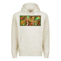 Oatmeal Heather western sunflower and american football license  plate Premium Hoodie - BundleAndBundleShop