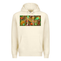 Sandshell western sunflower and american football license  plate Premium Hoodie - BundleAndBundleShop