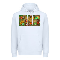 White western sunflower and american football license  plate Premium Hoodie - BundleAndBundleShop