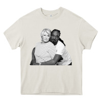 Cream snoop and martha Heavy Core Tee - lanVoArt