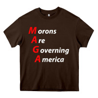 Morons Are Governing America Anti Trump Political T Shirt Heavy Core Tee | Teevron