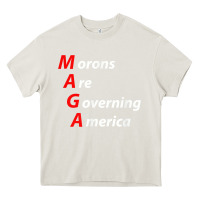 Cream morons are governing america anti trump political t shirt Heavy Core Tee - lanVoArt