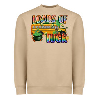 Loads Of Luck With School Bus St. Patrick's Day Heavyweight Sweatshirt | Teevron