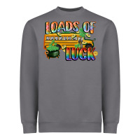Storm Loads of luck with school bus St. Patrick's Day Heavyweight Sweatshirt - FaDigitalArtStudio