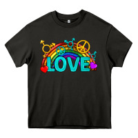 Asphalt Western LGBTQ+ Love Rainbow Heavy Core Tee - BundleAndBundleShop