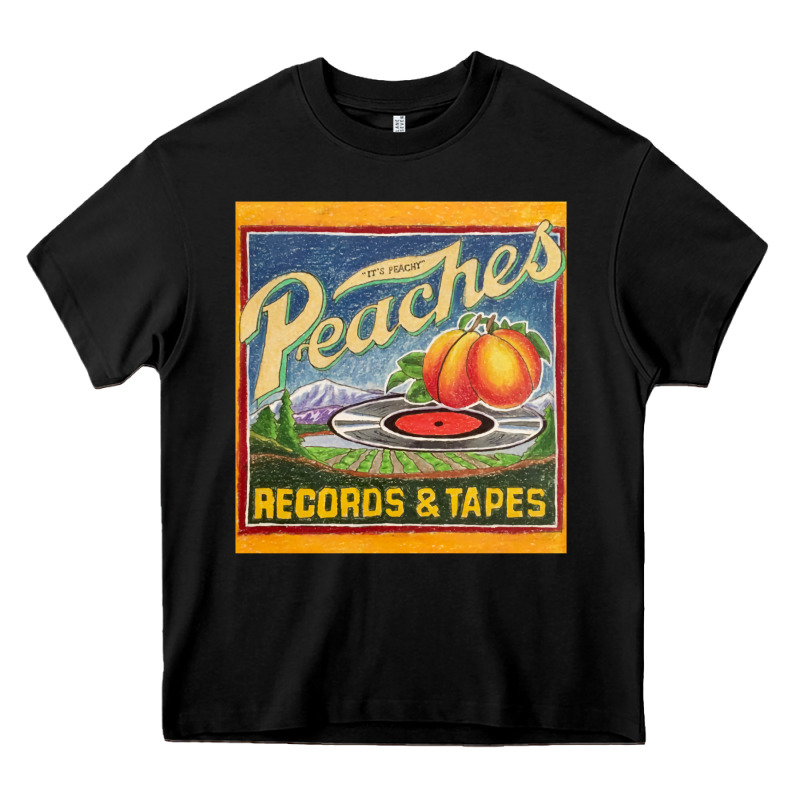 Peaches Records And Tapes Heavy Core Tee by lanVoArt | Teevron