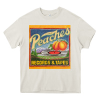 Cream peaches records and tapes Heavy Core Tee - lanVoArt