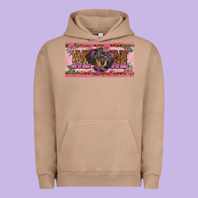 Danchshund Mom License Plate Template Urban Hoodie Designed By Barkaloodesign