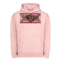 Pigment Salmon danchshund mom license plate template Urban Hoodie - BarkalooDesign